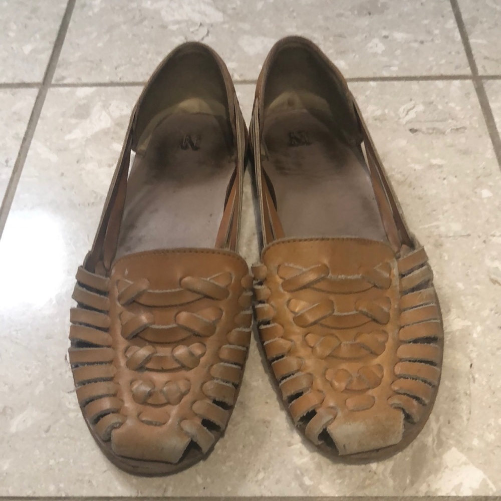Nisolo Huarache Sandals, Almond